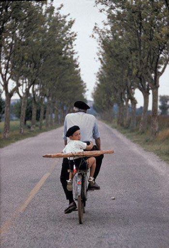 Getting a pain on the bike with grandfather